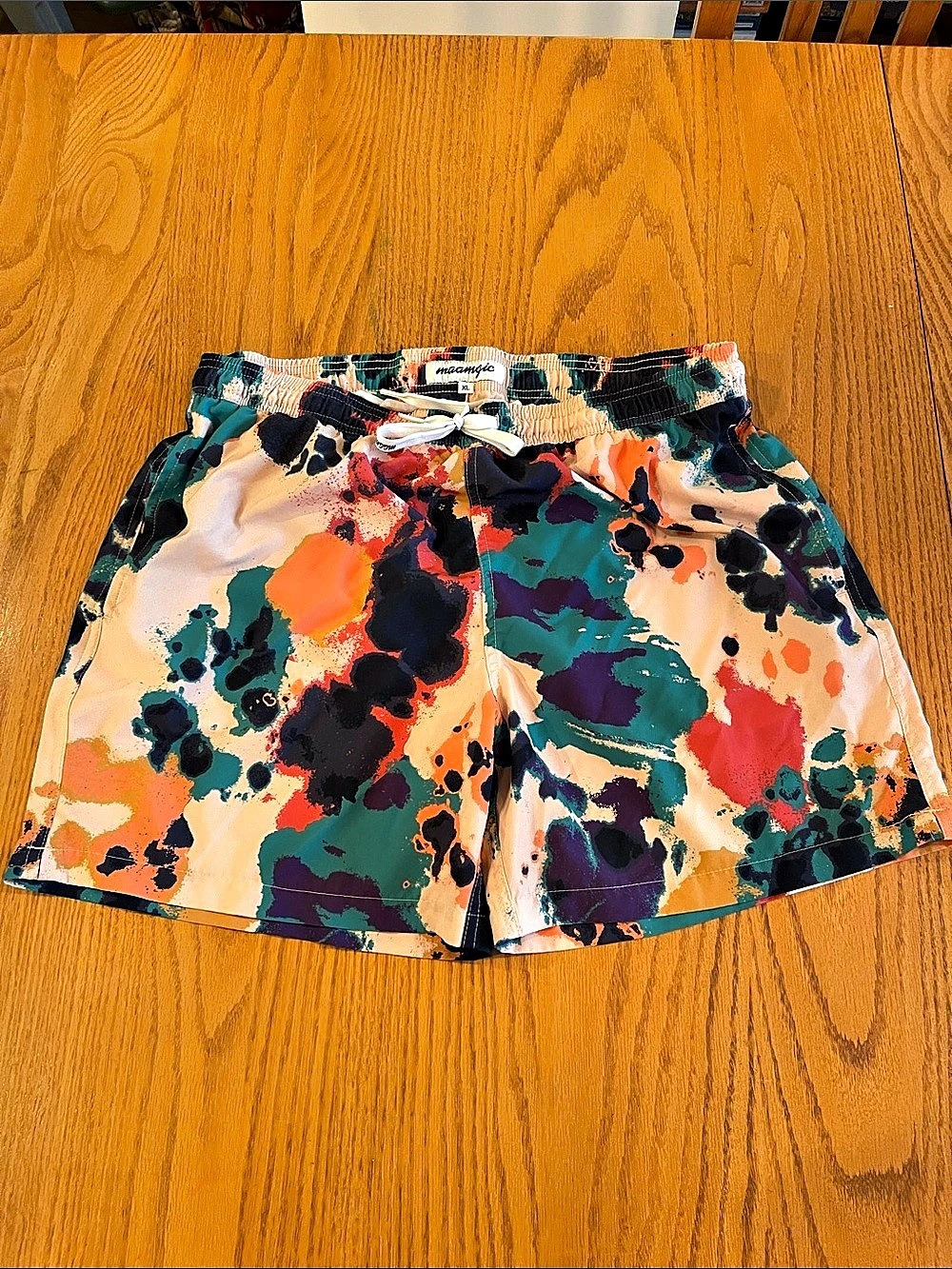 Maamgic Abstract Multicolor Swim Trunks XL